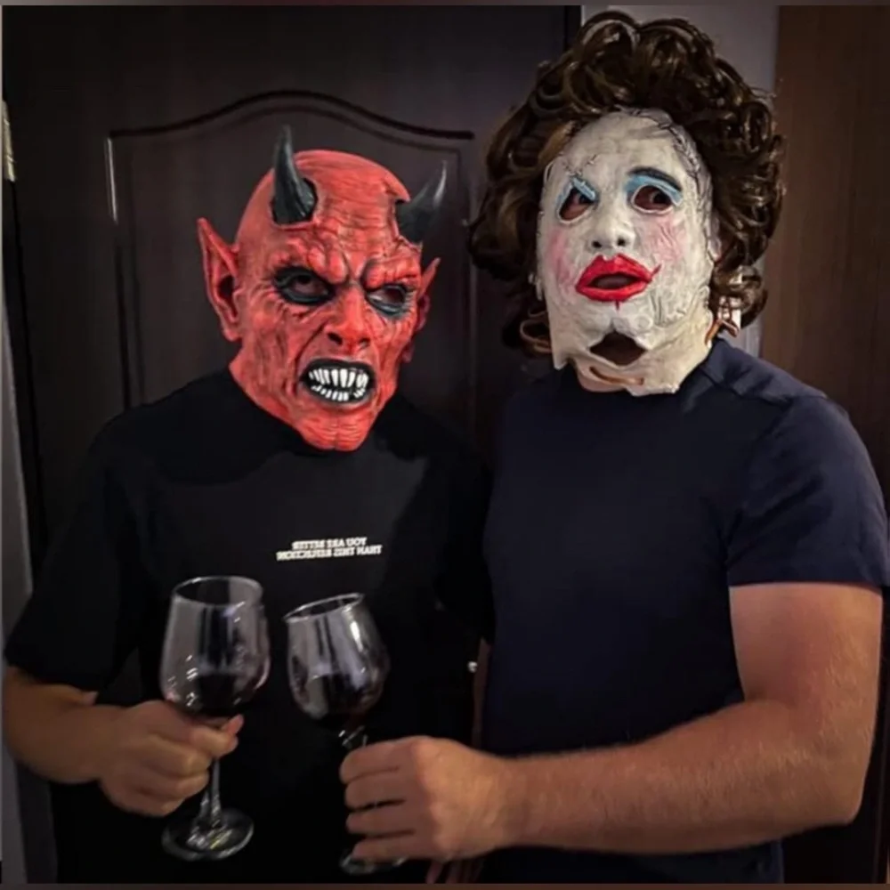 Demon Devil Mask,Devil Latex Mask Headgear,Halloween Fright. NEW!!!